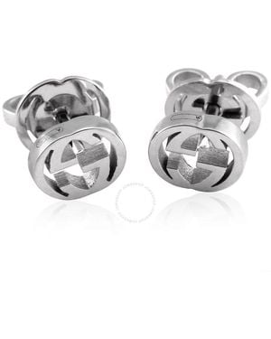 Gucci Interlocking G 18Ct Stud Earrings - Metallic
