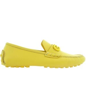 Ferragamo Grazioso Gancini Ornament Driver - Yellow