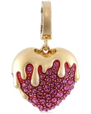Swarovski Idyllia Crystal Heart Charm - Pink