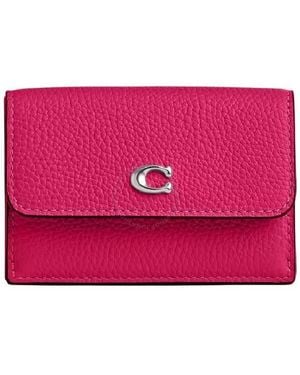 COACH Essential Mini Trifold Wallet - Pink