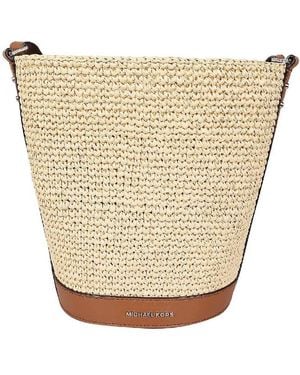 Michael Kors Townsend Bucket Crossbody Bag - Natural