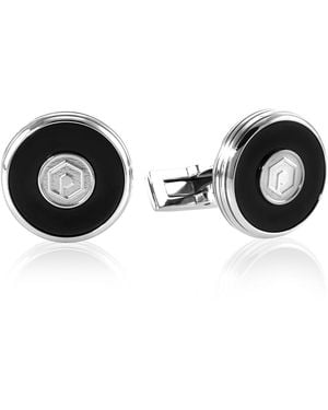 Picasso and Co Stainless Steel Cufflinks - Black