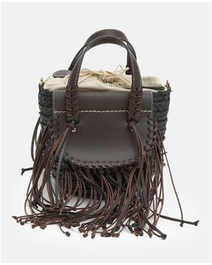 CUBA LAB Habanera Fringes Handbag - Black