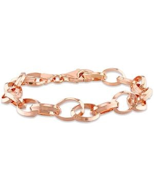 Amour Rolo Chain Bracelet - Pink
