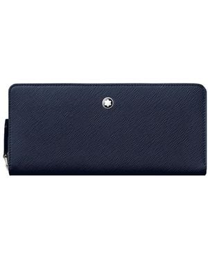 Montblanc Sartorial Leather Phone Pouch - Blue