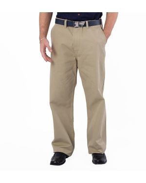 Burberry Double-Faced Cotton Chinos - Natural