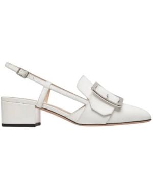 Bally Jasmine Patent Leather Pumps, Brand Size 40 Us - White