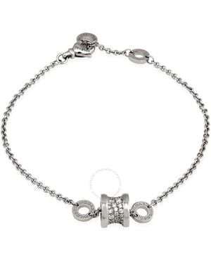 BVLGARI B.Zero1 18K Diamond Pave Bracelet - Metallic