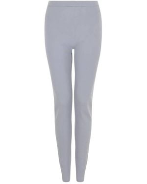 Ferragamo Viscose Stretch Leggings - Grey
