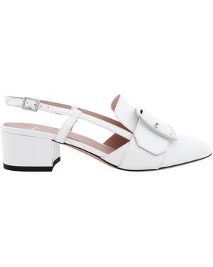 Bally Jasmine Patent Leather Pumps - White