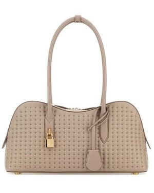 Stella McCartney Lilac Synthetic Leather Ryder Medium Shoulder Bag - Natural