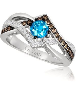 Le Vian Ladies Pastels Rings Set - Blue