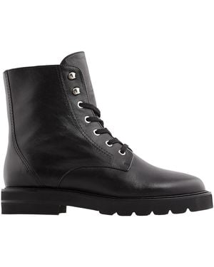 Stuart Weitzman Mila Lift Leather Boots - Black