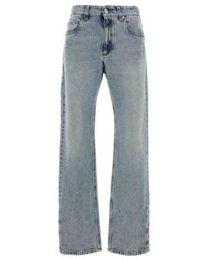 Brunello Cucinelli Light Straight Trousers, Brand Size 38 (Us - Blue