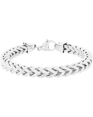 Robert Alton Stainless Steel 8Mm Franco Link Bracelet - Metallic