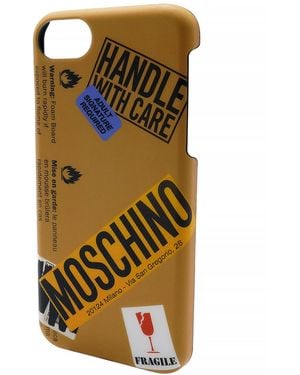 Moschino Logo Print Iphone 6/6S/7 Case - Metallic