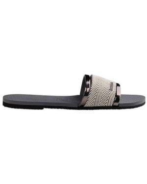 Havaianas You Trancoso Premium Slides, Brand Size 41/42 Us - Black