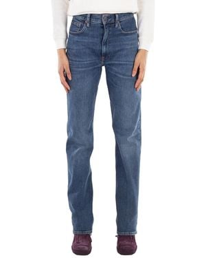 Polo Ralph Lauren High-Rise Straight Denim Jeans, Waist - Blue