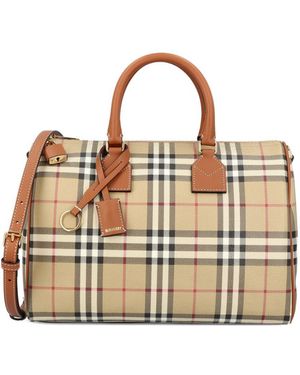 Burberry Medium Bowling Bag - Metallic