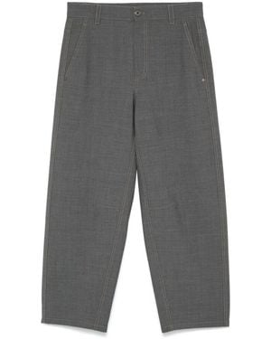Brunello Cucinelli Medium Wool Cropped Pants, Brand Size 42 (Us - Gray