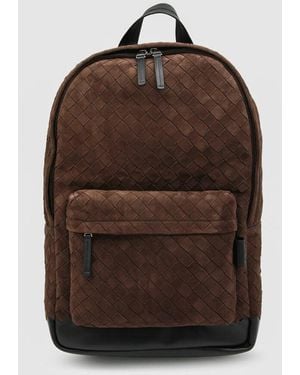 Bottega Veneta Leather Backpack - Brown