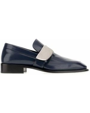 Burberry Equestrian Knight Shield Loafers, Brand Size 40 Us - Blue