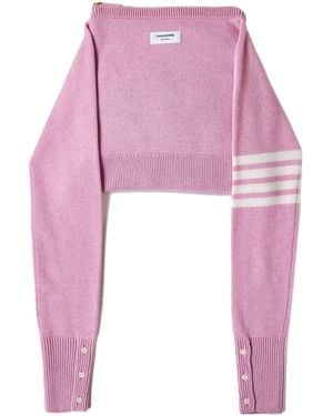 Thom Browne Wool Clutch - Pink