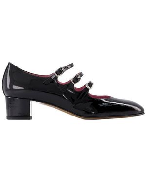 CAREL PARIS Kina 88 Leather Court Shoes, Brand Size 36.5 (Us - Black