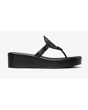 Tory Burch Miller Wedge Sandal - Black