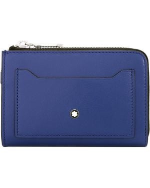 Montblanc Meisterstuck Key Pouch With 4Cc - Blue