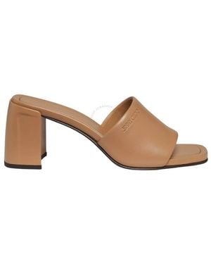 Jimmy Choo Lena 70 Leather Sandals, Brand Size 35 Us - Brown