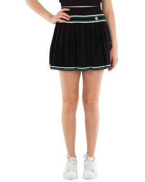 CASABLANCA Ladies Pleated Knit Skirt - Black