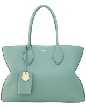 Ferragamo Star Shaped Large Leather Tote Bag - Green