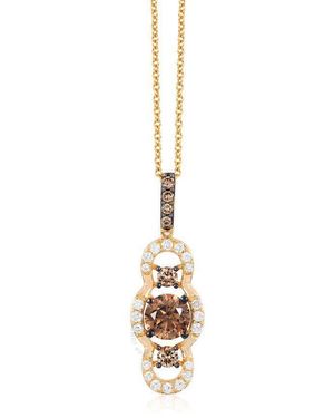 Le Vian Ladies Chocolate Centers Necklaces Set - Metallic