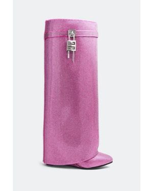 Givenchy Shark Lock Pant Boots 90Mm_Neon - Purple