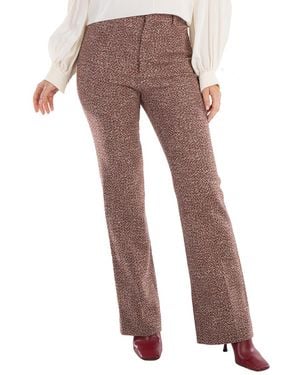 Chloé Ladies Boucle Flared Pants, Brand Size 36 (Us - Brown
