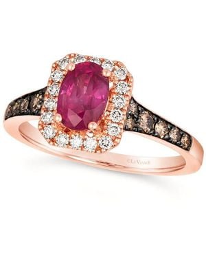 Le Vian Ladies Balance Rings Set - Pink