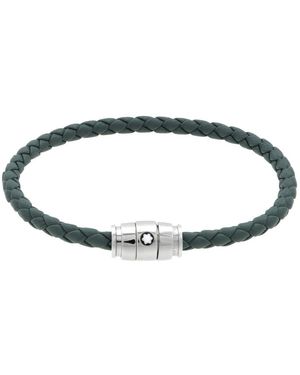Montblanc Bracelet Steel 3 Rings Meisterstuck Collection, Size 68 - Green