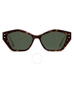 Dior Geometric Sunglasses Miss S1u Cd40107u 52n 56 - Brown