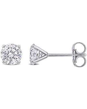 Created Forever 1Ct Tdw Lab-Created Diamond Solitaire Stud Earrings - Metallic