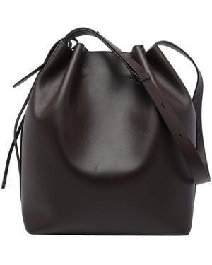 Aesther Ekme Marin Supple Large Bucket Bag - Black