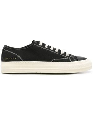Common Projects Tournament Canvas Low-Top Sneakers - Black