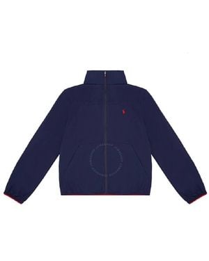 Polo Ralph Lauren Embroidered Logo Long Sleeve Jacket - Blue