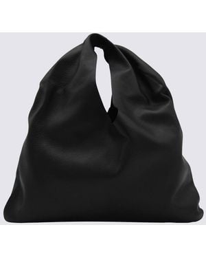 The Row Leather Bidle Small Shoulder Bag - Black