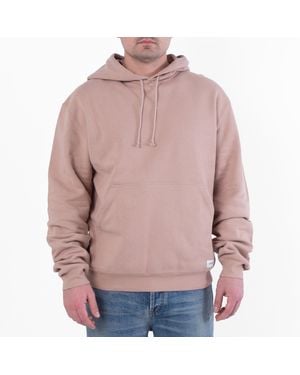 Saint Laurent Oversized Cotton Hoodie - Pink
