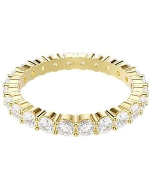 Swarovski Matrix Vittore-Tone Plated Band Ring - Metallic