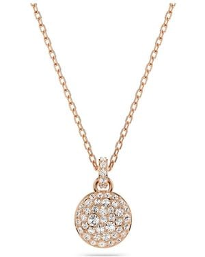 Swarovski Meteora Pendant Small Rose Shiny Crystal - Metallic