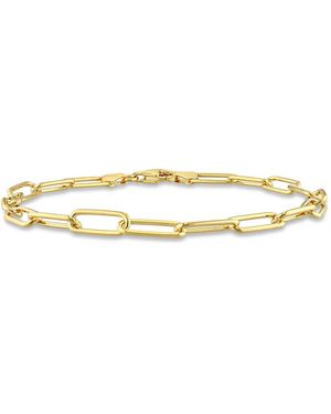 Amour 5Mm Paperclip Chain Bracelet - Metallic
