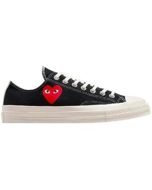 Comme des Garçons Play X Converse Heart Trainers, Brand Size 8 Us - Black