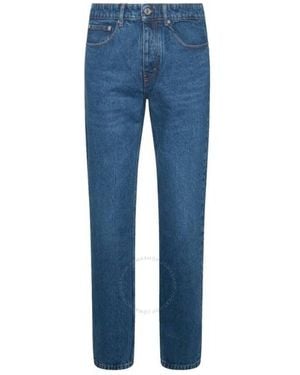 Ami Paris Classic Fit Denim Jeans, Waist - Blue